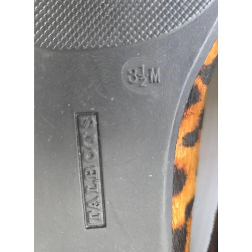 Talbots Driving Flats Sz 8 1/2 Leopard